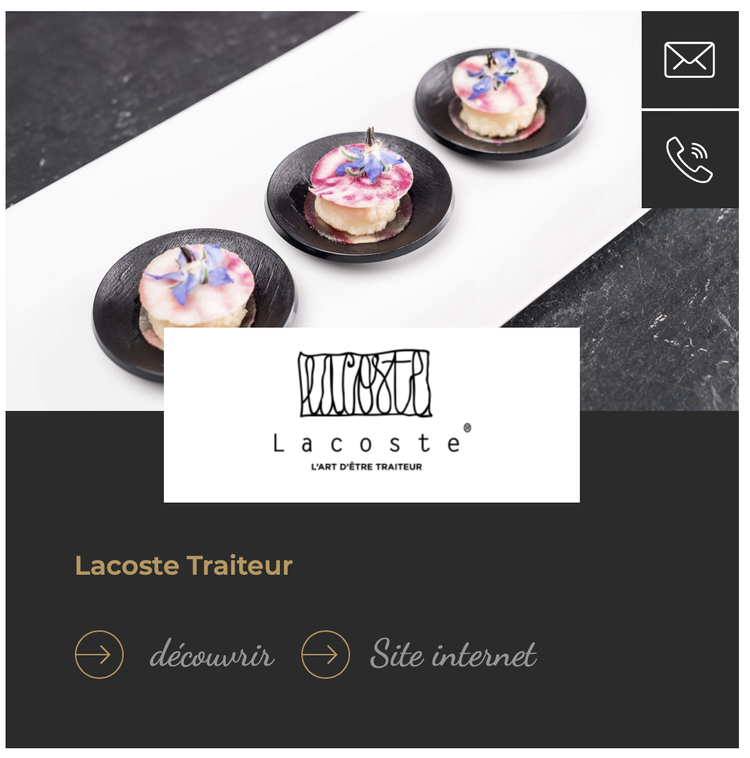 lacoste traiteur